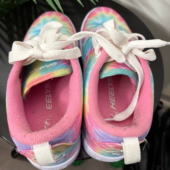 Heelys Youth Girls Pro 20 Prints Ivory Ella Wheels Skate Sneaker Shoes - Picture 5 of 7